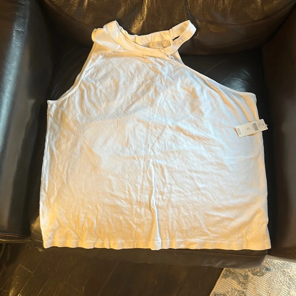 Anthropologie asymmetrical cut out tank - Picture 2 of 7